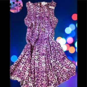 Olive & Oak Spring Plum Dress Small